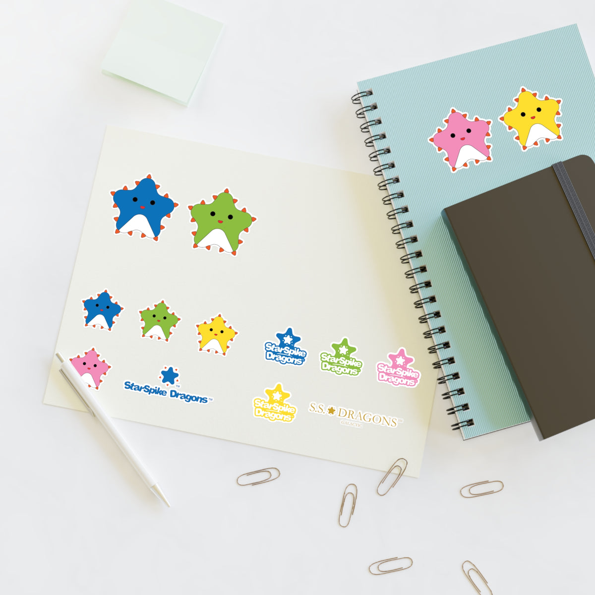 Star Spike Dragons™ Sticker Sheet