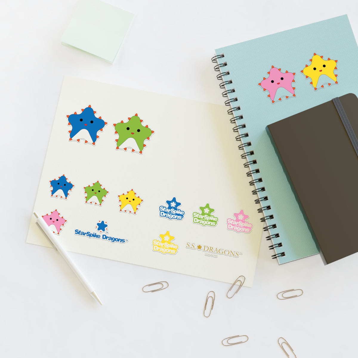 Star Spike Dragons™ Sticker Sheet
