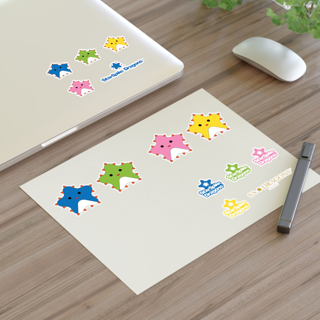 Star Spike Dragons™ Sticker Sheet