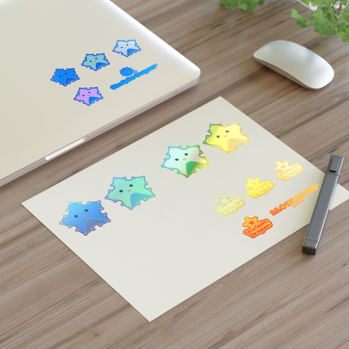 Star Spike Dragons™ Sticker Sheet